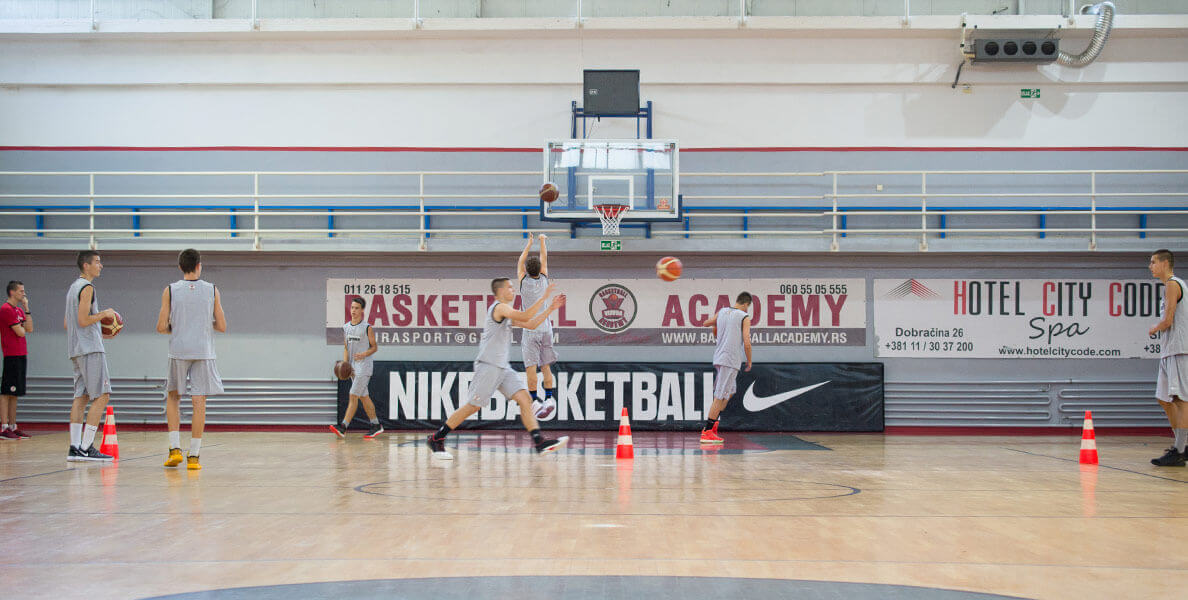 Basketball halls at the Basketball Academy